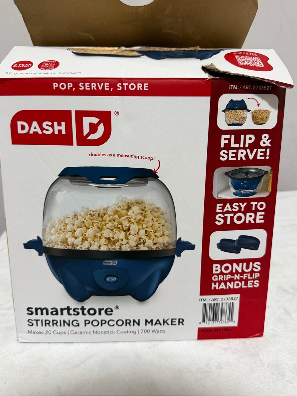 Dash SmartStore Stirring Popcorn Maker